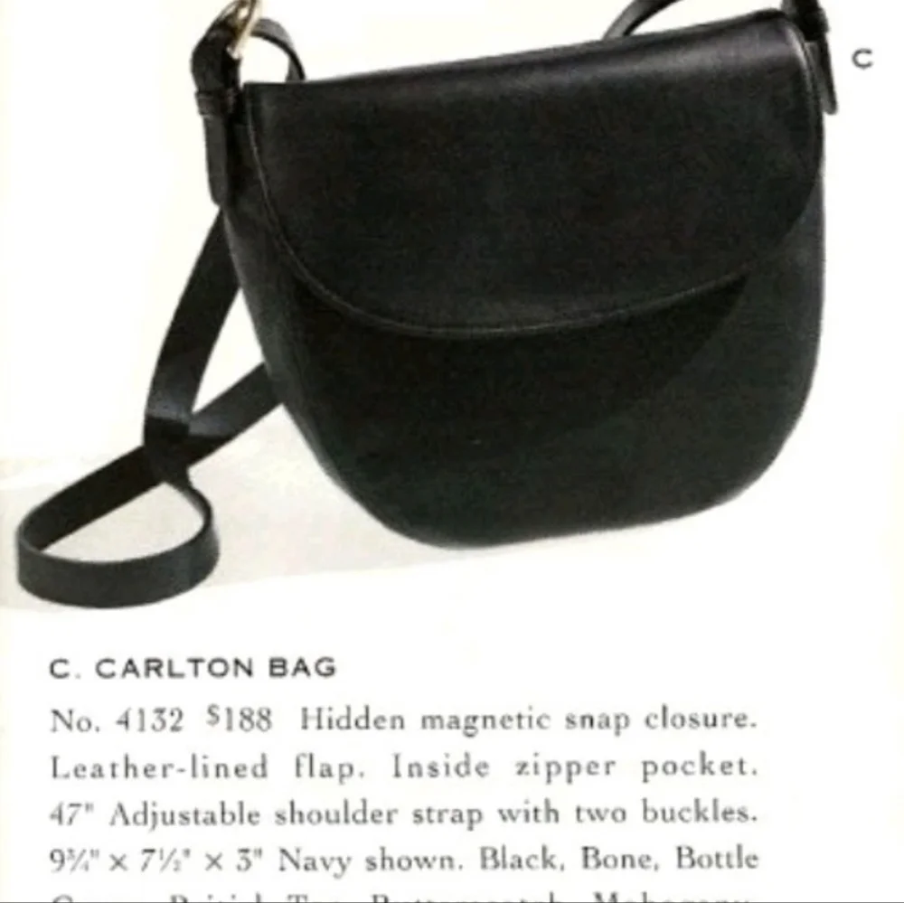 Coach Classics Collection: The Carlton Flap Bag In Black